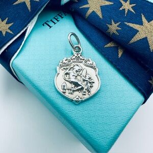 RARE Tiffany & Co. Beauty Olympian Charm in Sterling Silver with PACKAGING